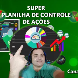 Imagem do curso PLANILHA DE CONTROLE DE AÇÕES 2021 + CÁLCULO IR - COTAÇÃO AUTOMÁTICA