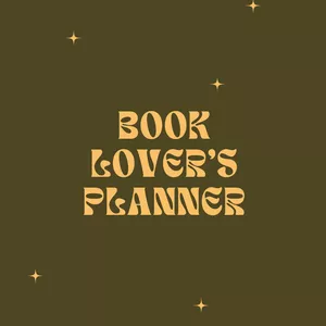Imagem de capa para o Ebook Book Lover's Planner (planner de leitura)