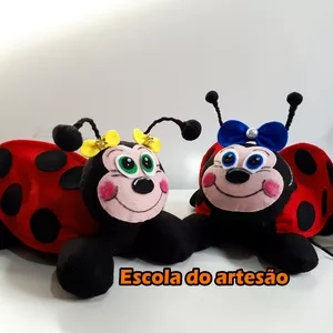 Imagem de capa para o Curso online Molde joaninha peso de porta.