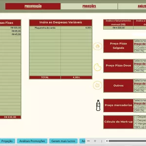 Imagem de capa para o Curso online Planilha de Precificação para Pizzaria
