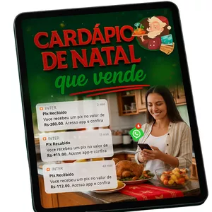 Imagem de capa para o Ebook CARDÁPIO DE NATAL QUE VENDE