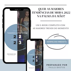 Imagem de capa para o Ebook Tendências de Moda 2022 - 2023