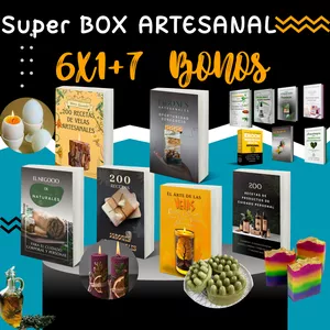 Imagen de portada para Ebook Super Box Artesanal: Velas, jabones, tonicos y más