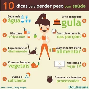 Imagem de capa para o Ebook 10 dicas para perder peso de uma forma fácil