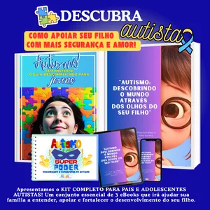 Imagem de capa para o Ebook Guia Prático para Pais e Cuidadores de Crianças Autistas