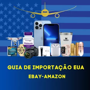 Imagem de capa para o Ebook Guia de importação EUA Ebay-Amazon