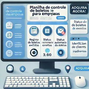 Imagem de capa para o Curso online Planilha Controle Boletos Automatizada