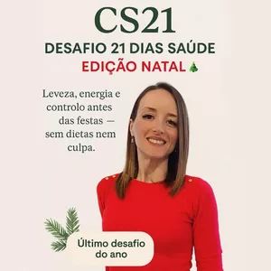 Imagem de capa para o Curso online 💚 Desafio 21 Dias Saúde - CS21 Edição Natal 🎄