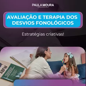 Imagem de capa para o Curso online Curso - Avaliação e Terapia dos Desvios Fonológicos 