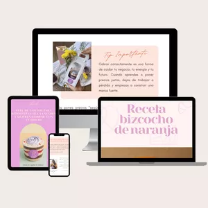 Imagen de portada para Ebook Guía Básica para Poner Precio a tus Postres