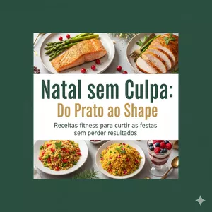 Imagem de capa para o Ebook Natal sem Culpa - do prato ao Shape