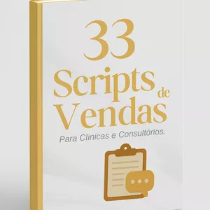 Imagem de capa para o Ebook 33 Scripts de Vendas para Clínicas de Estética 