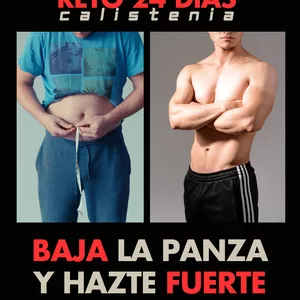Imagen de portada para Ebook Reto 24 Dias Calistenia - Baja la Panza y Hazte Fuerte