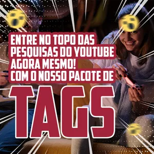 Imagem de capa para o Curso online Tags para Youtube - Tema: Jogos/Gameplays