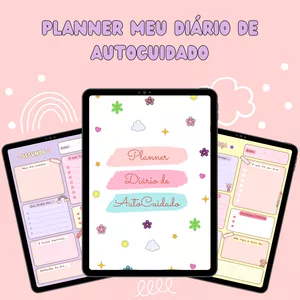 Imagem de capa para o Curso online Planner Meu Diário de Autocuidado
