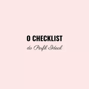 Imagem de capa para o Serviço online não usarChecklist - 40 passos para um perfil de sucesso!