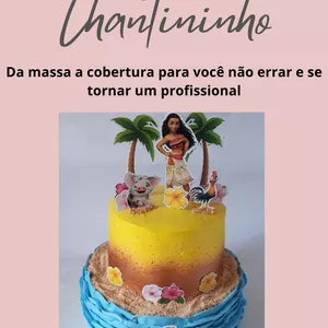 Imagem de capa para o Ebook Bolos de chantininho perfeito para iniciante