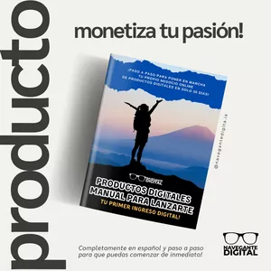 Imagen de portada para Ebook 📘 Productos Digitales: Manual para Lanzarte 🚀 + 2 Bonus