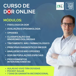 Curso online de diagnóstico e tratamento da dor