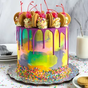 Imagen de portada para Curso online ✨SALT &amp; SUGAR BIRTHDAY CAKE PARA PRINCIPIANTES 🎂