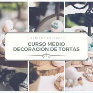 Imagen de portada para Curso online Curso Nivel Medio "Decoración de Pasteles"