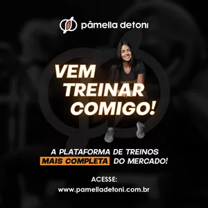 Imagem de capa para o Curso online Pâmella Detoni VEM TREINAR COMIGO!