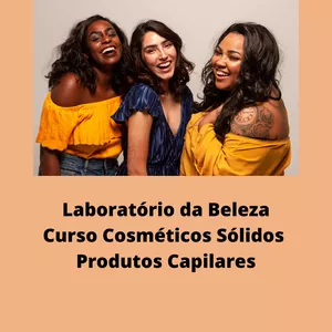 Imagem de capa para o Curso online Curso de Cosméticos Sólidos para Cabelos  - Produtos em barra - de 21 a 23 de março das 19 às 21 horas e aula prática dia 26 de março em Campinas
