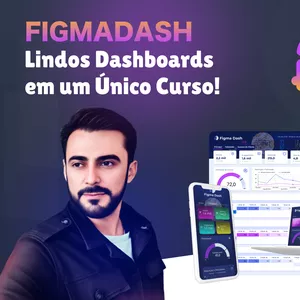 Imagem de capa para o Curso online Designer de Dashboard do Zero no Figma para Looker Studio