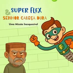 Imagem de capa para o Ebook Super Flex &amp; Senhor Cabeça Dura