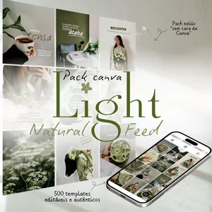 Imagem do curso Pack canva | Natural Light feed