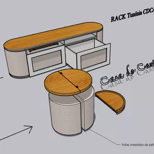 Imagem de capa para o Curso online Projeto de Rack em .skp