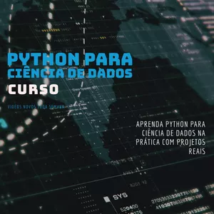 Imagem de capa para o Curso online Python para Ciência de Dados