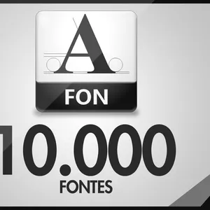 Imagem de capa para o Curso online Pack 10.000 Fontes Para Designer Gráfico