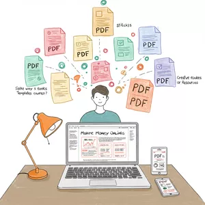 Imagen de portada para Ebook Cómo Convertir Canva En Un Máquina de Imprimir Miles De Dólares a Tu Antojo Haciendo Simples PDF en Minutos