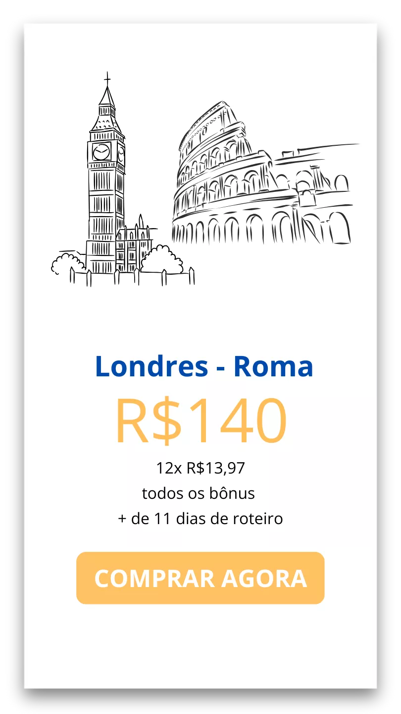 Combo de LONDRES e ROMA
