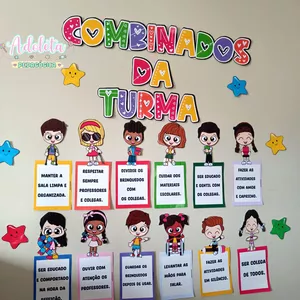 Imagem de capa para o Ebook Combinados da Turma (Diversidade)