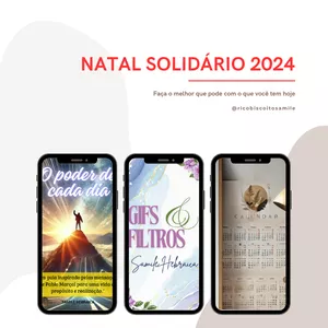 Imagem de capa para o Ebook Natal Solidário: Inspire-se, Crie e Faça o Bem