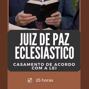 Imagem de capa para o Curso online Juiz de Paz Eclesiástico