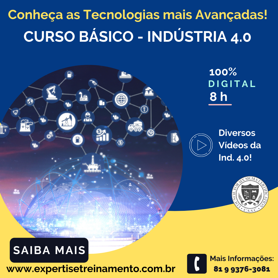 Imagem de Curso Introdução à Indústria 4.0 criado por Expertise Qualificação e Consultoria na hotmart