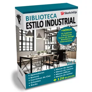 Imagem de capa para o Curso online BIBLIOTECA ESTILO INDUSTRIAL 