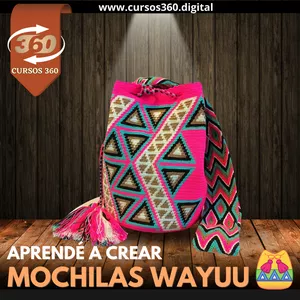 Imagen de portada para Curso online Crea tu mochila wayuu