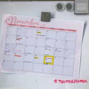 Imagem de capa para o Ebook Planner mensal- 2021