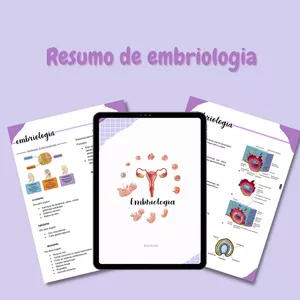 Imagem de capa para o Ebook Resumo de embriologia
