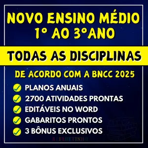 Planejamentos e Atividades - Novo Ensino Médio 2025 por ALFABETINHO