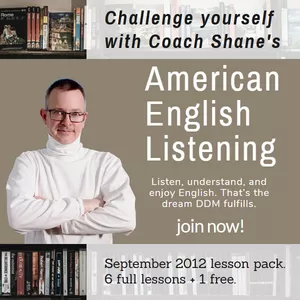 Cover image for Online course Coach Shane's American English Listening - September 2012