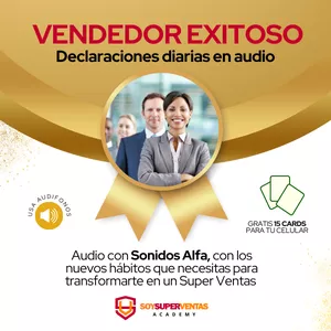 Imagen de portada para Curso online Declaraciones diarias para ser un vendedor exitoso.