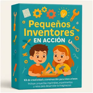 Imagen de portada para Curso online 👧👦 Pequeños Inventores en Acción