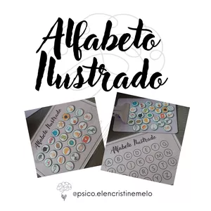 Imagem de capa para o Ebook Alfabeto Ilustrado - Recurso PDF