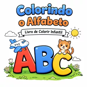 Imagem de capa para o Ebook Colorindo o Alfabeto – Livro de Colorir Infantil (PDF)