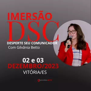 Imagem de capa para o Evento presencial IMERSÃO DSC - DESPERTE SEU COMUNICADOR